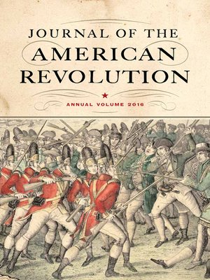 cover image of Journal of the American Revolution 2016